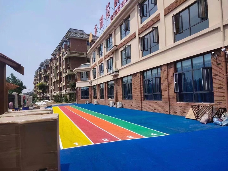 彩色防滑路面涂料,彩色防滑路面應用場景