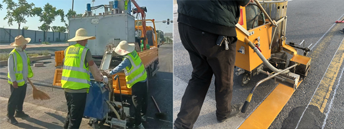 熱熔型道路標線涂料施工涂敷前需要注意哪些事項？