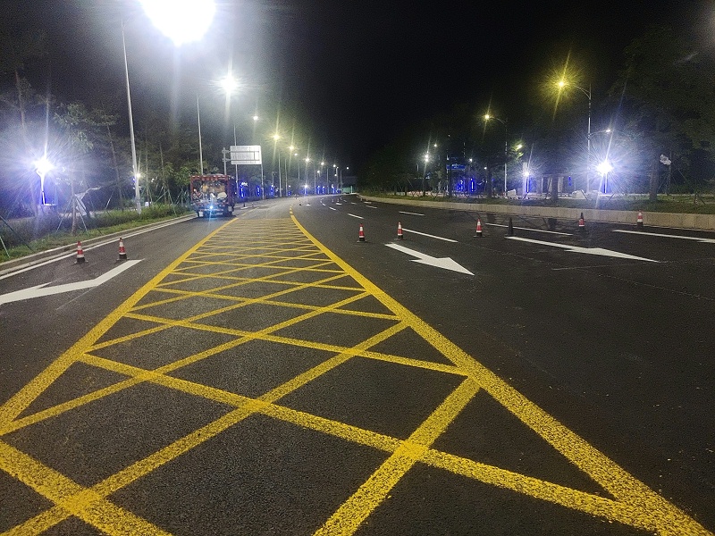 雙組份道路標線,熱熔標線,道路標線施工