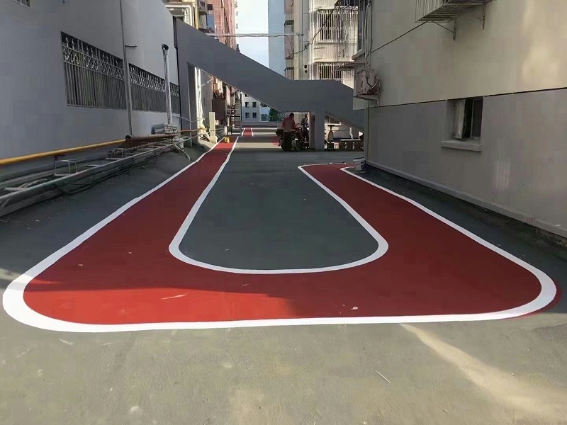 路面改色涂料,老舊小區,路面翻新